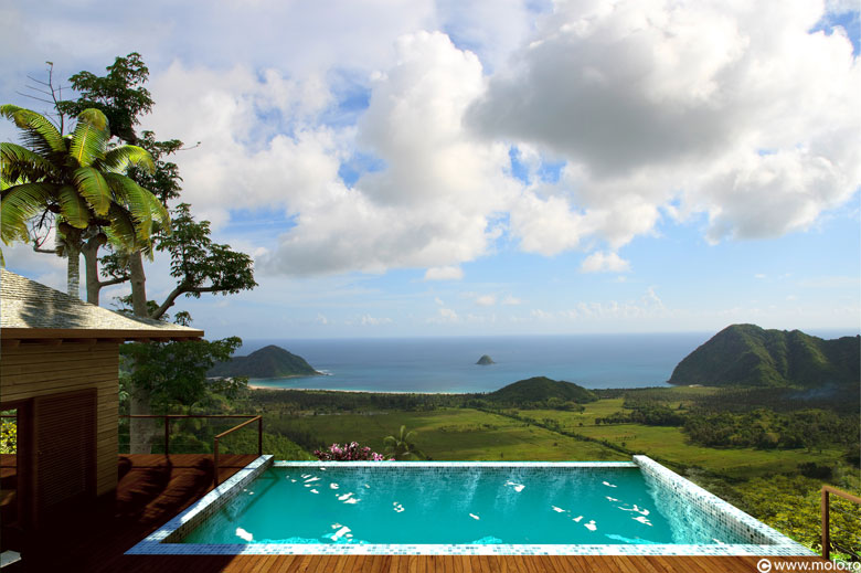 Bali, Jabon Hills, Selong Selo resort - architectural concept, 3D rendering and animation